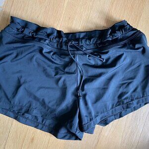 𝅺jantzen Classic Black Nylon Shorts Size 14